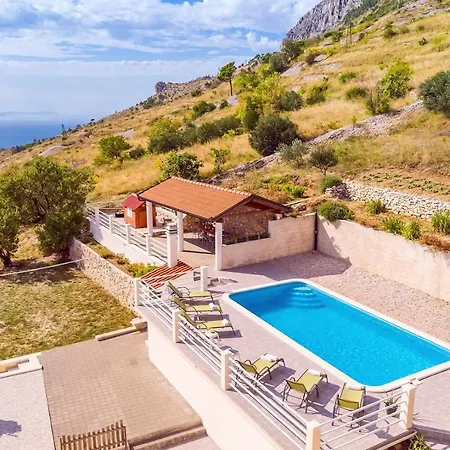 Villa Maslina, With Private 32m2pool, Panoramic Views On 100km Coastline, 12 Pax Lokva Rogoznica