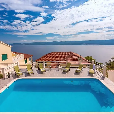 Maslina, With Private 32m2pool, Panoramic Views On 100km Coastline, 12 Pax Villa